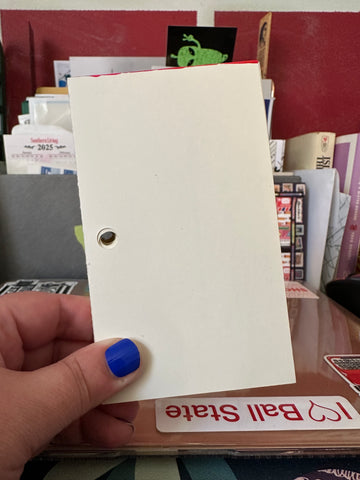 Card catalog notepads