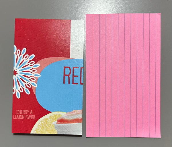 Jill's custom notepad order