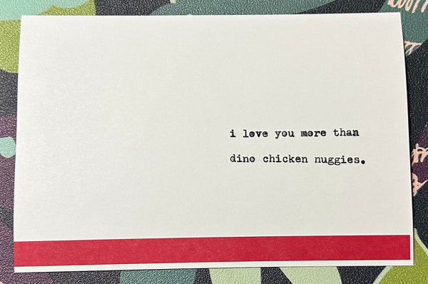 I love you more than... card