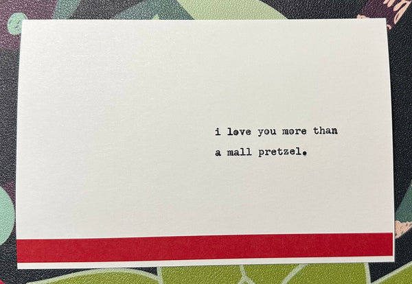 I love you more than... card