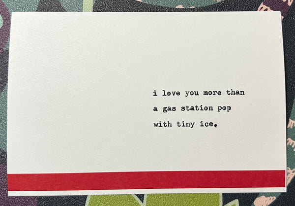 I love you more than... card