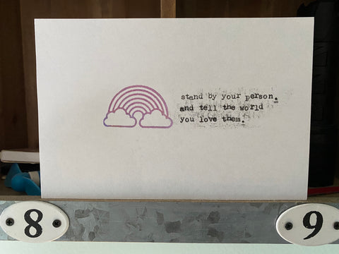 Stand by your person card