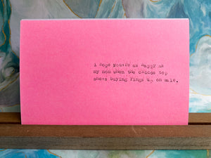 Moms love a sale card