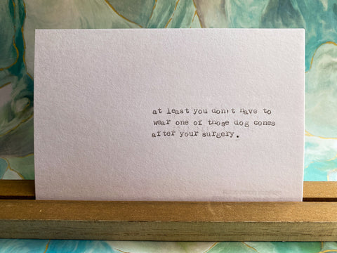 You just had surgery card
