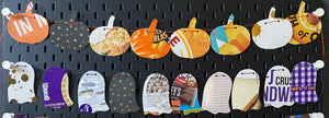 Pumpkin, ghost garland