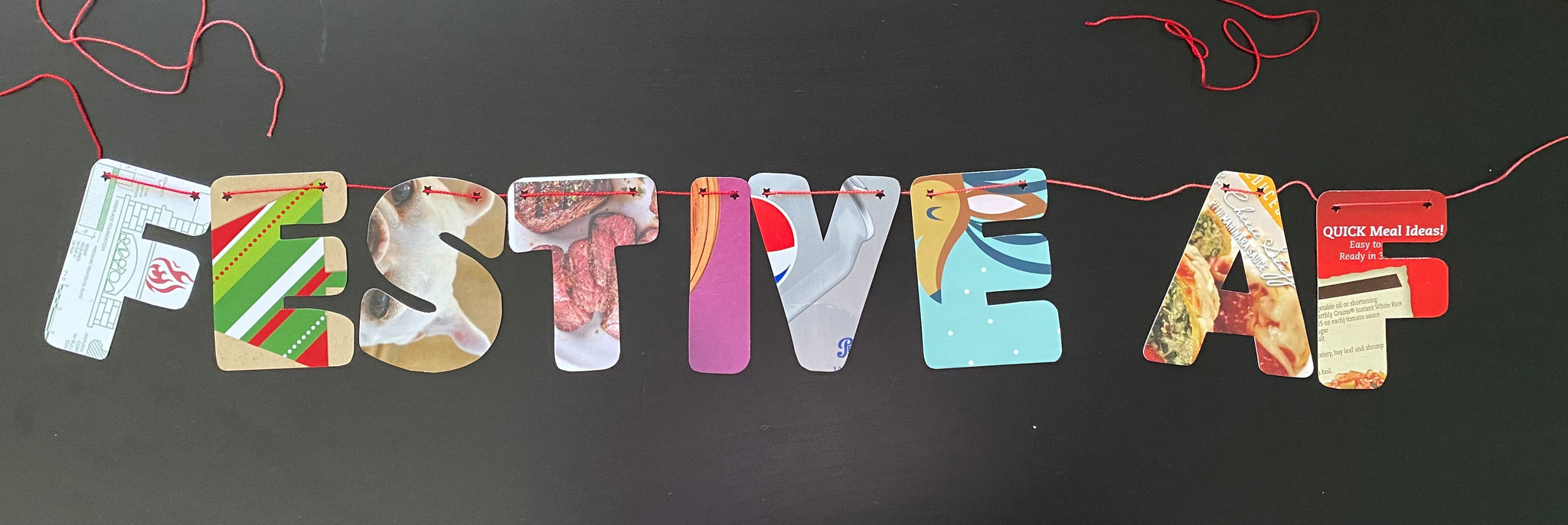Festive AF banner