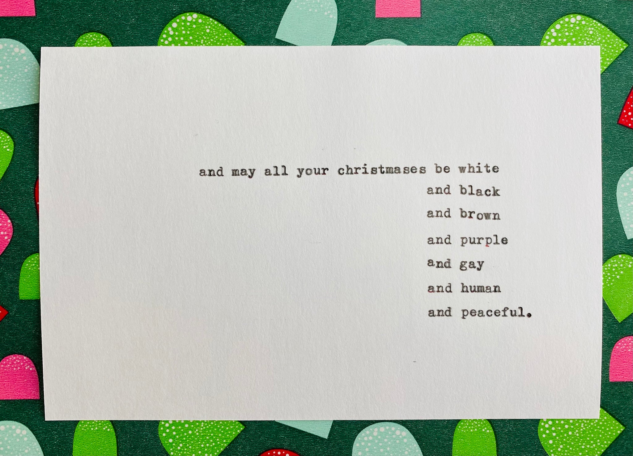Holidays for all card