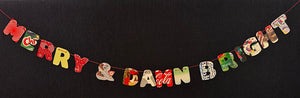 Merry and damn bright banner