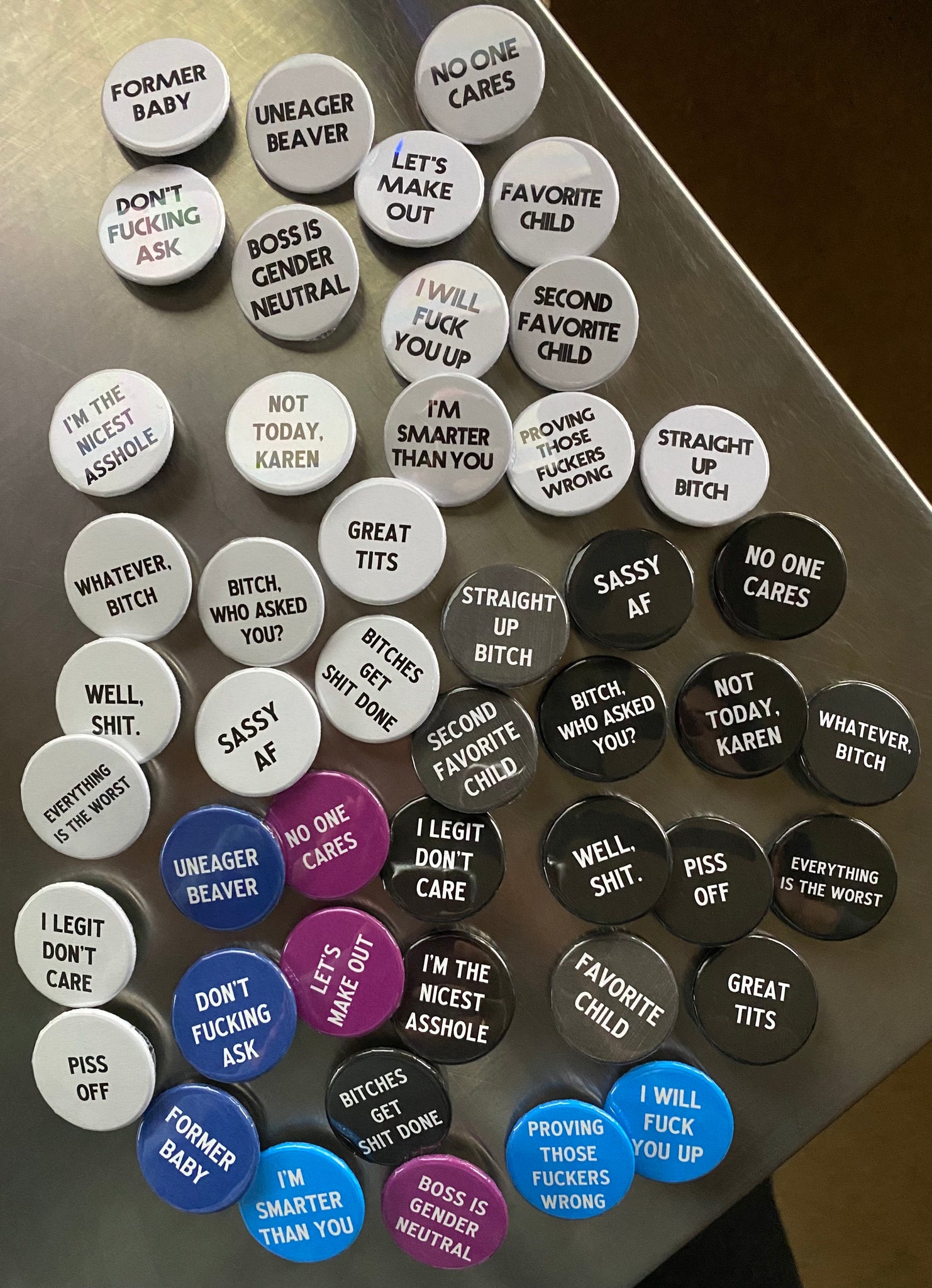 Super snarky pins