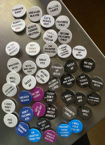 Super snarky pins