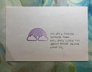 Fucking fabulous human card