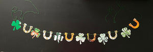 Shamrock/horseshoe banner