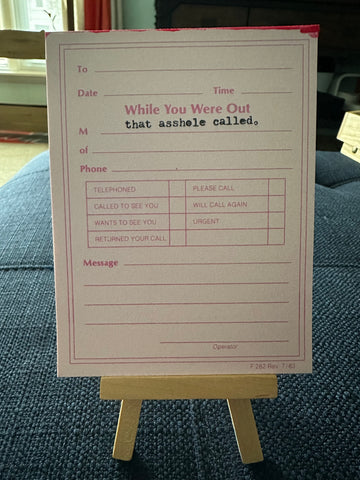 While you were out notepads